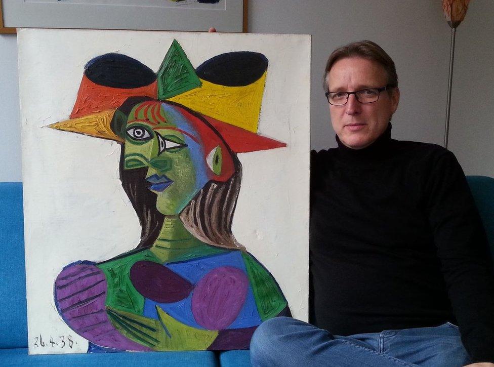 Arthur Brand with Buste de Femme (Dora Maar)