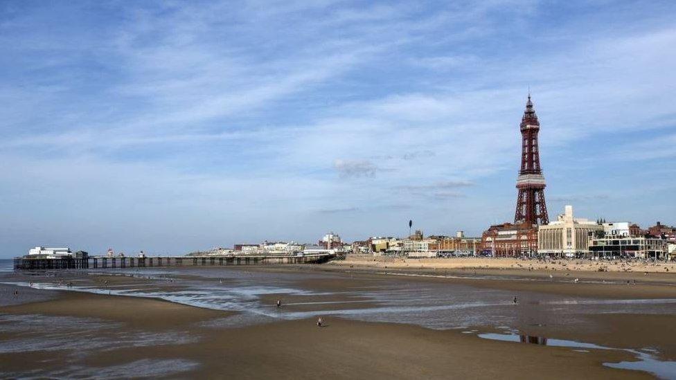 Blackpool beach