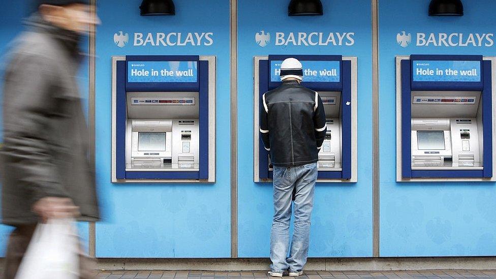 Barclays cash machine