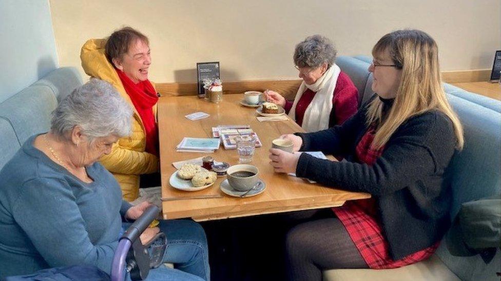 Women in a cafe