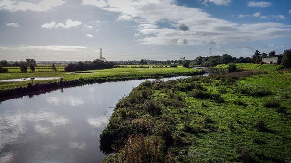 River Tam at Hopwas in Staffordshire