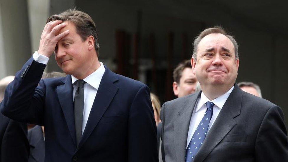 David Cameron and Alex Salmond