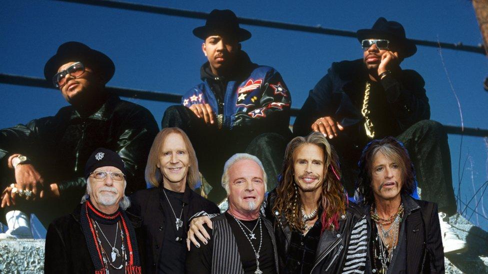 Run DMC and Aerosmith.