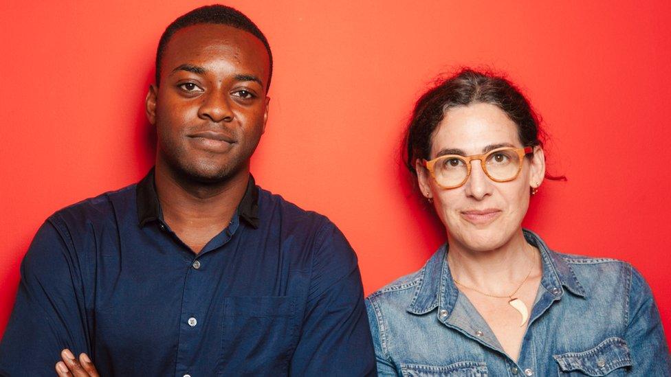 Emmanuel Dzotsi and Sarah Koenig