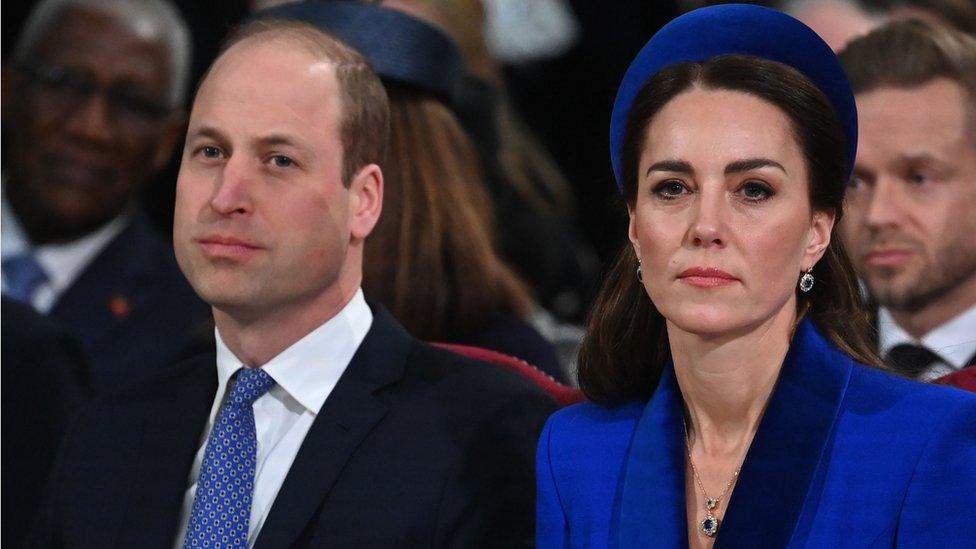 William, Kate at Commonwealth Service