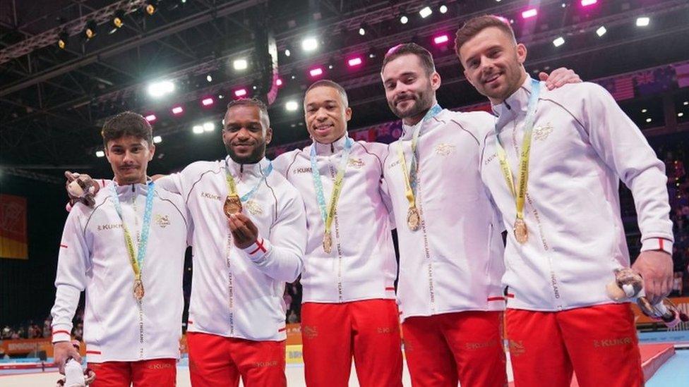 Team England men's gymnastics team