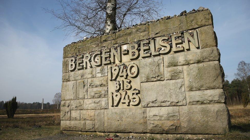 Bergen-Belsen sign