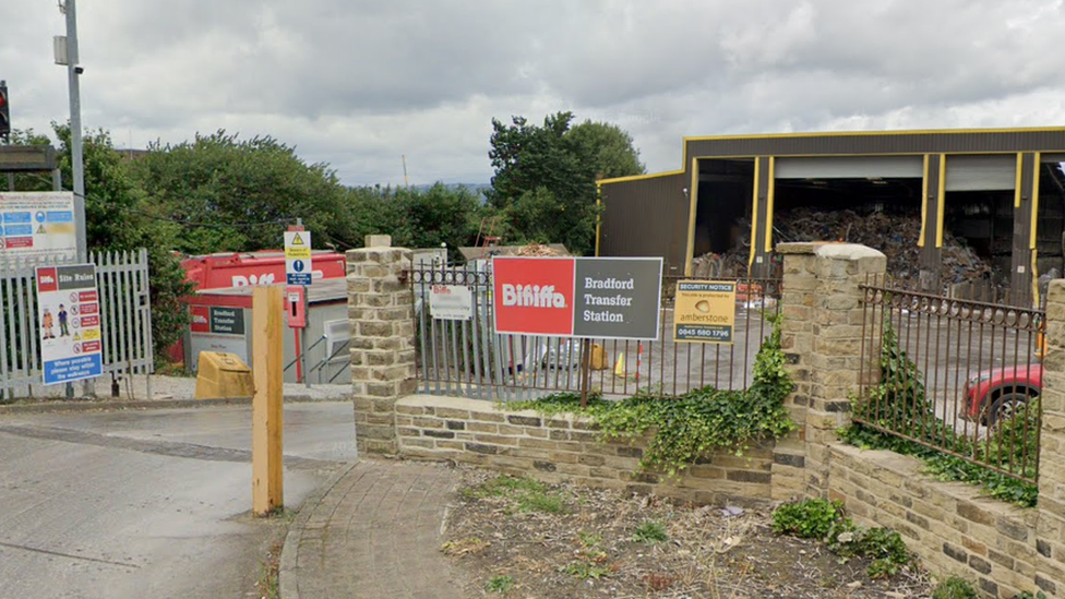 Biffa waste transfer site in Bradford