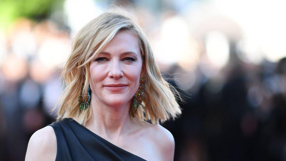 Cate Blanchett poses at the 71st edition of the Cannes Film Festival in Cannes, southern France on 12 May 2018