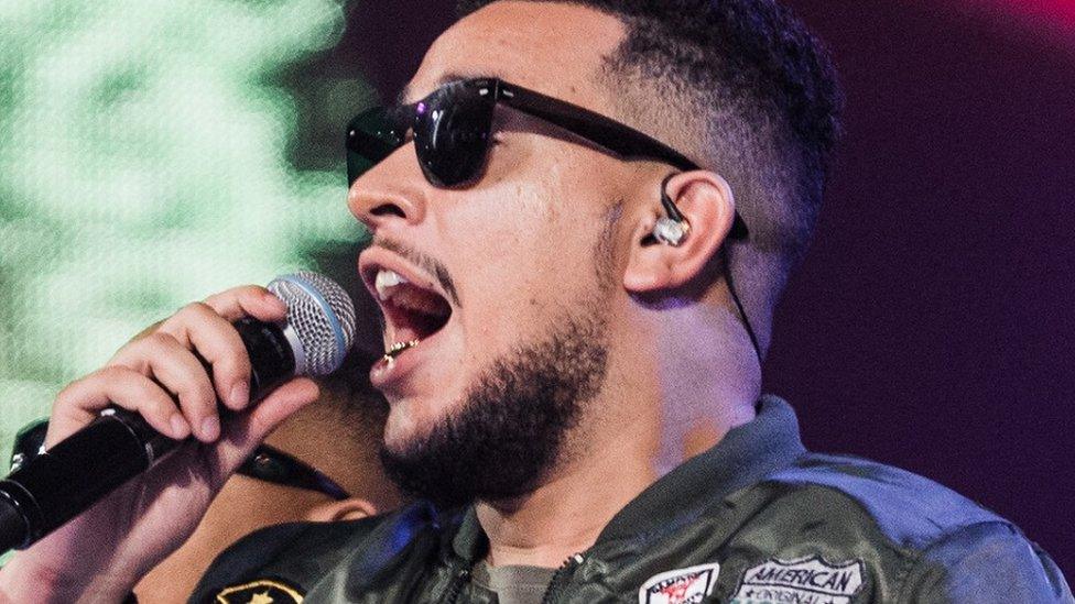 South African rap sensation Kiernan Forbes, popularly known as AKA,performs