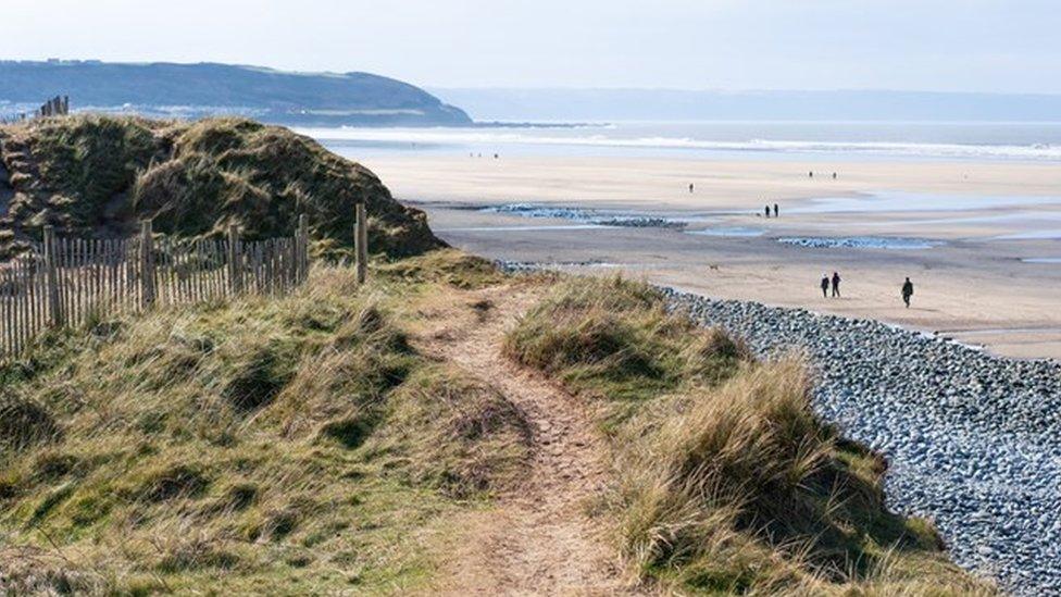 Northam Burrows in North Devon