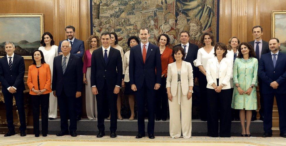 Spanish cabinet features 11 women