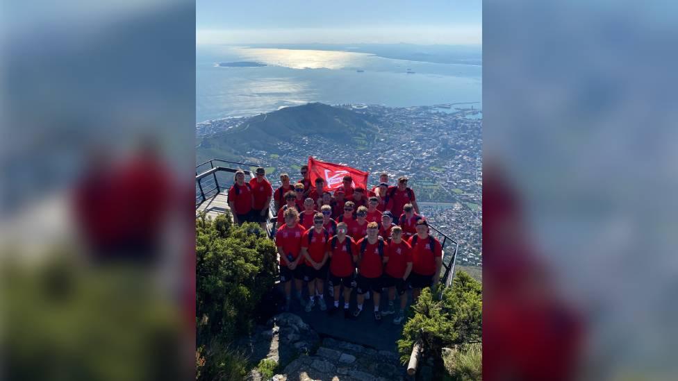 Boys at Table Mountain