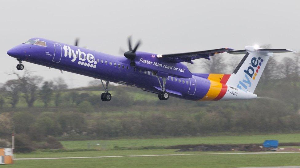 Flybe passenger plane