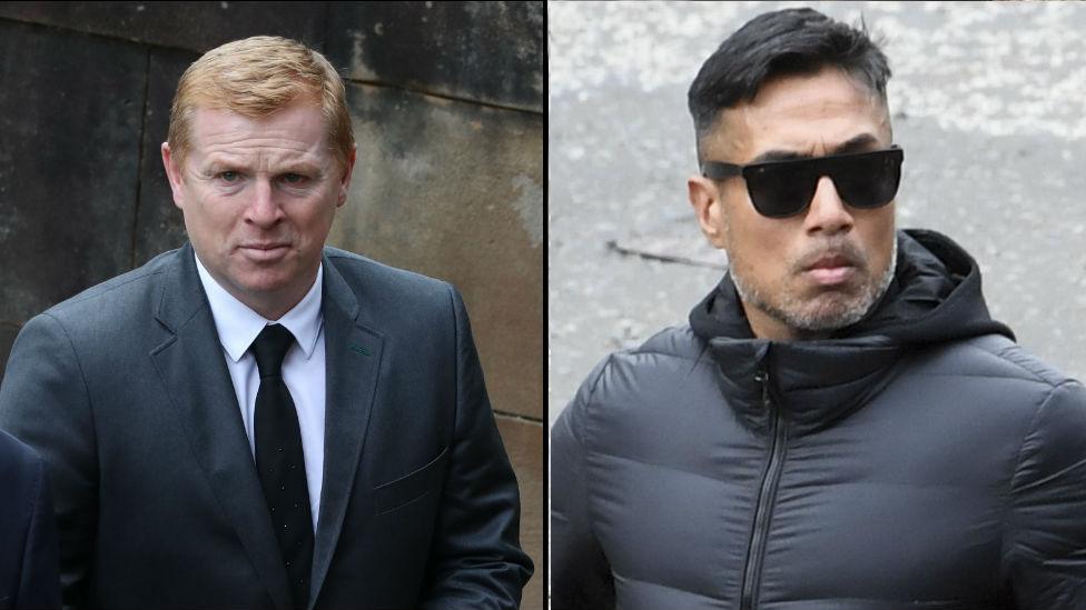 Neil Lennon and bobby Petta