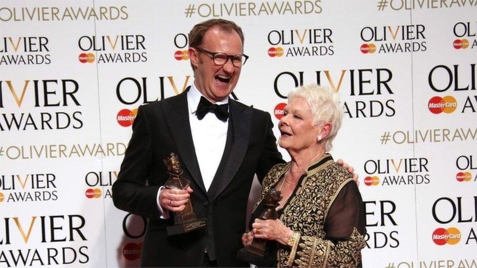 Mark Gatiss and Dame Judi Dench