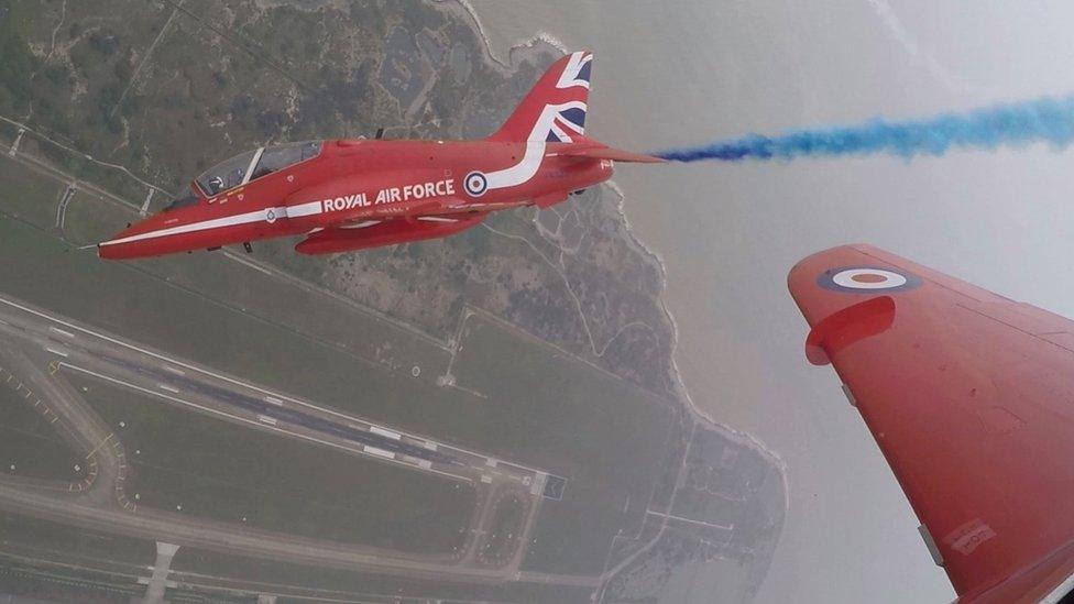 Red Arrows in China