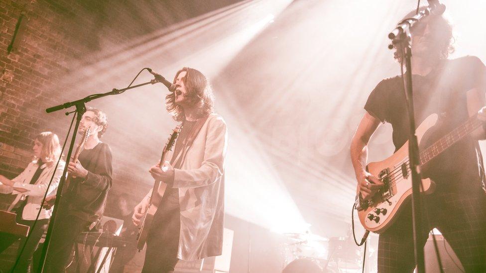 Blossoms on stage