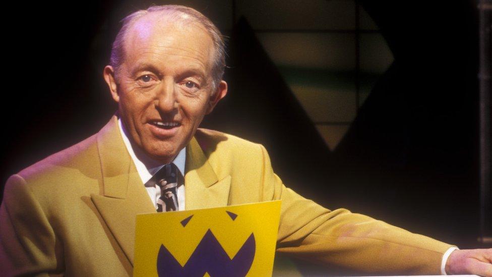 Paul Daniels presenting Wipeout