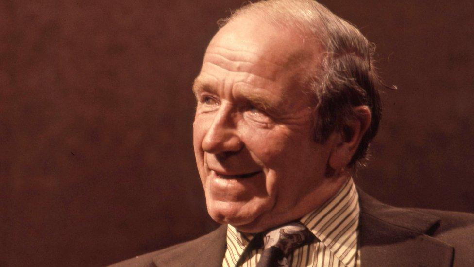 Sir Matt Busby on Parkinson in November 1973