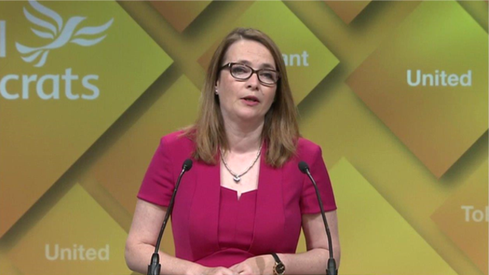 Kirsty Williams at 2016 Liberal Democrats conference