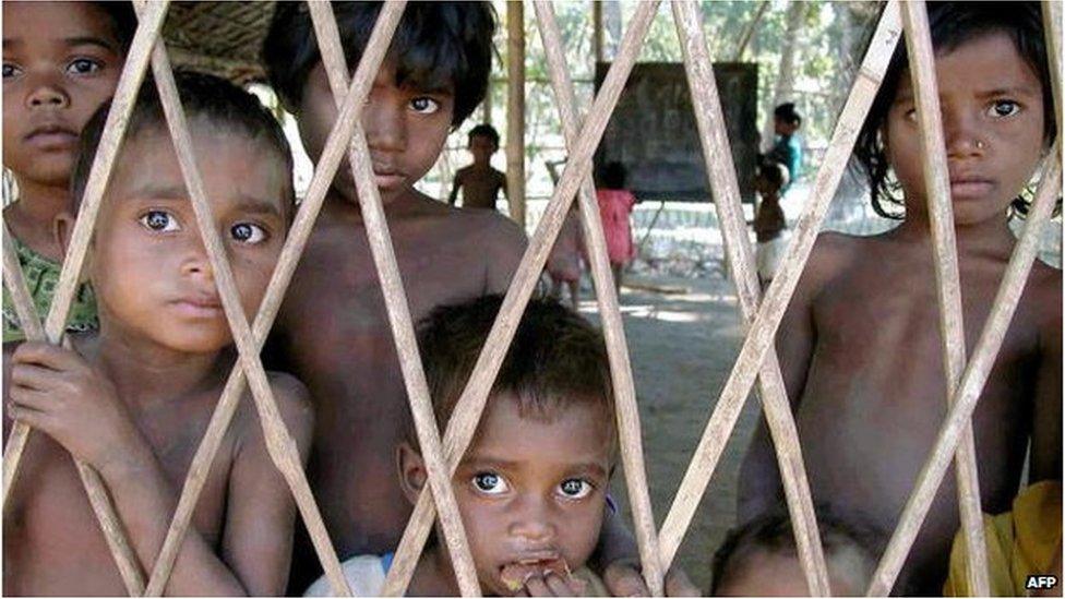 Santhal children