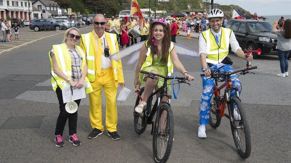 Participants at Douglas Carnival