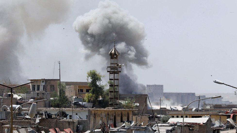 Clashes in Mosul Old City