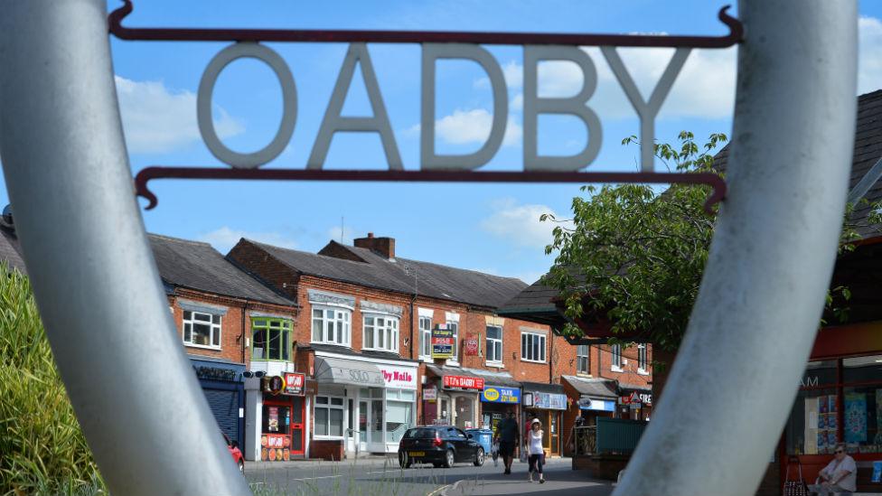 Oadby sign