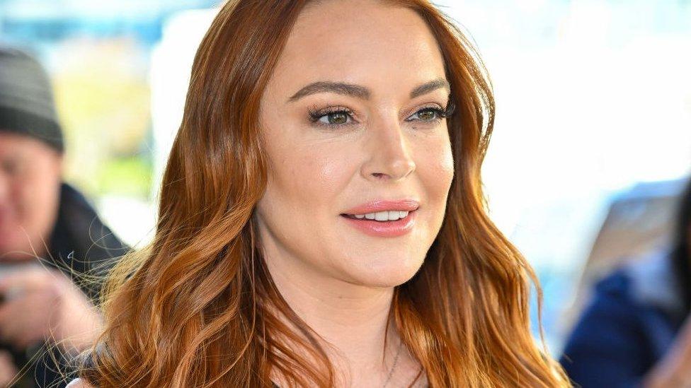 Actress Lindsay Lohan