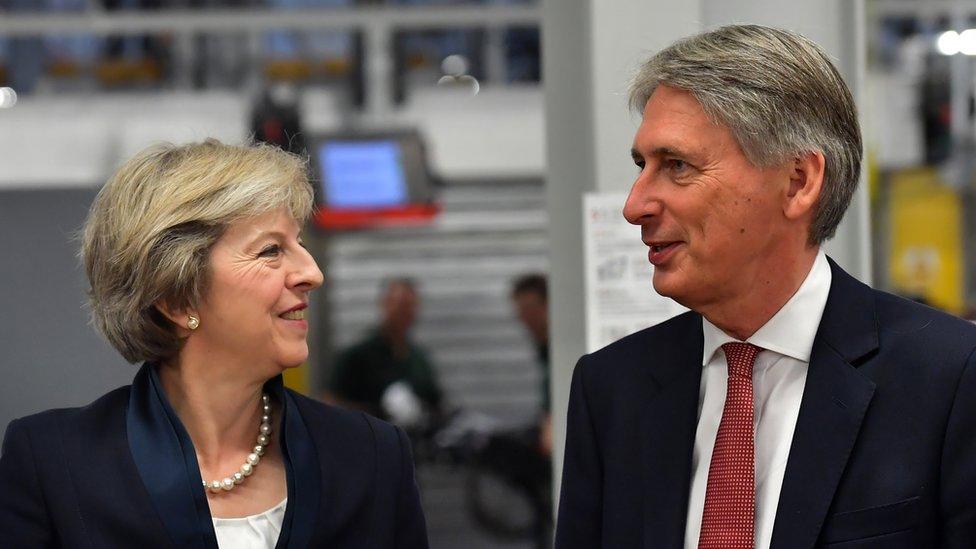 Theresa May and Philip Hammond