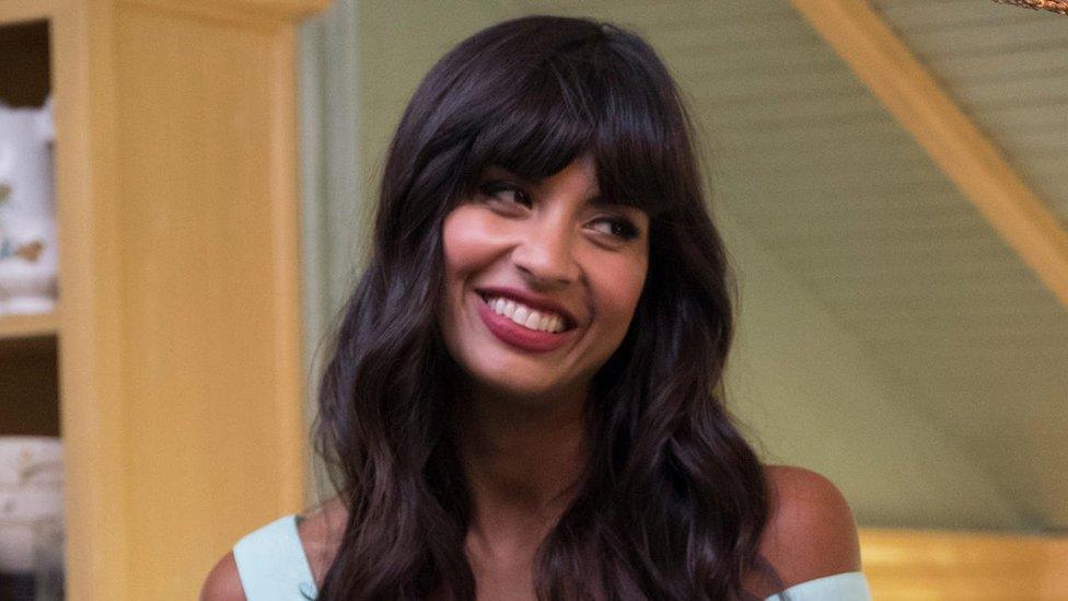 Jameela Jamil as Tahani in The Good Place