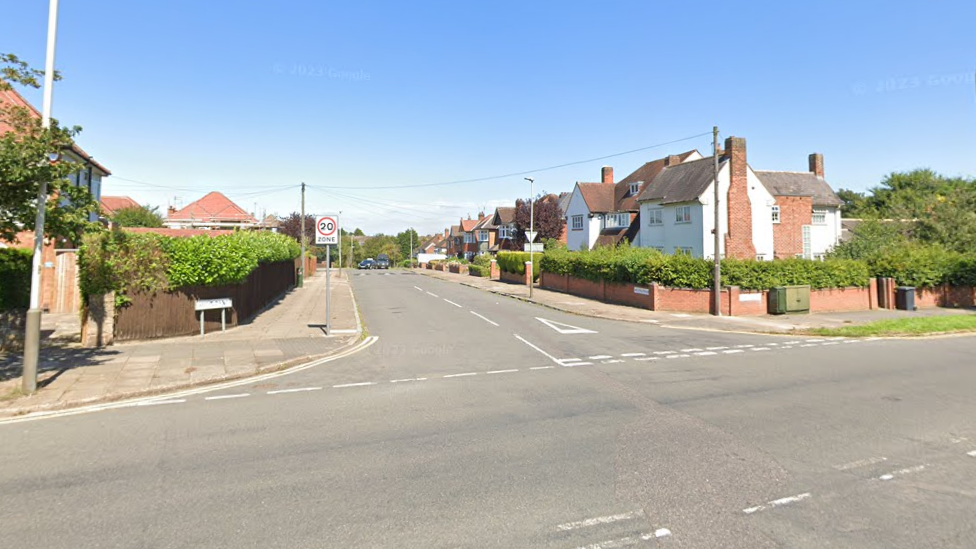 Junction of two roads in Leicester