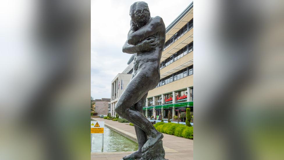 Eve by Auguste Rodin in Water Gardens, Harlow