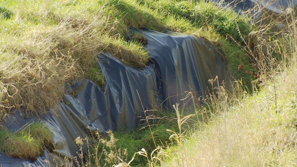 Barriers have been put in to stop leachate reaching the river