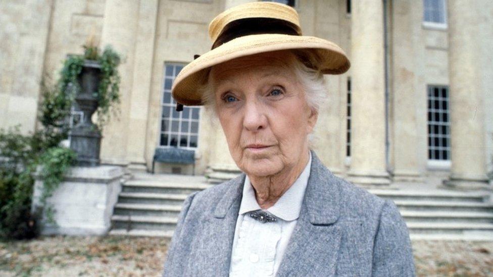 Joan Hickson as Miss Marple