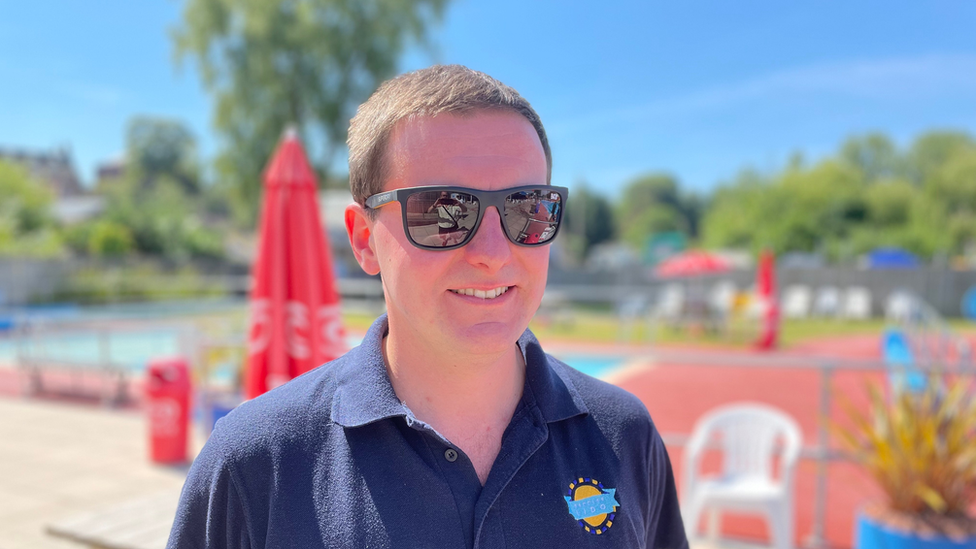 Matt Day, general manager Beccles lido