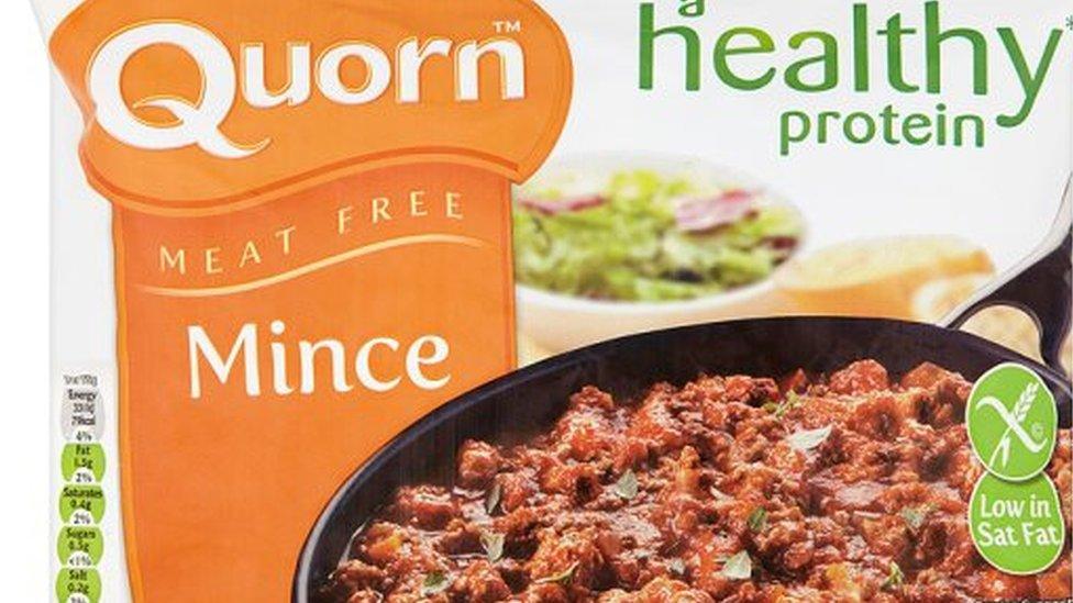 A packet of minced Quorn