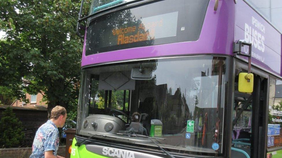 Alasdair Messenger was surprised with a private bus ride