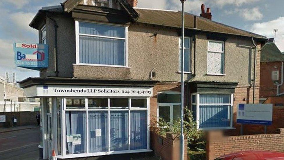 Former Townshend LLP solicitors pictured in November 2012