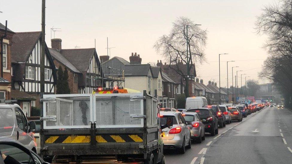 A52 congestion