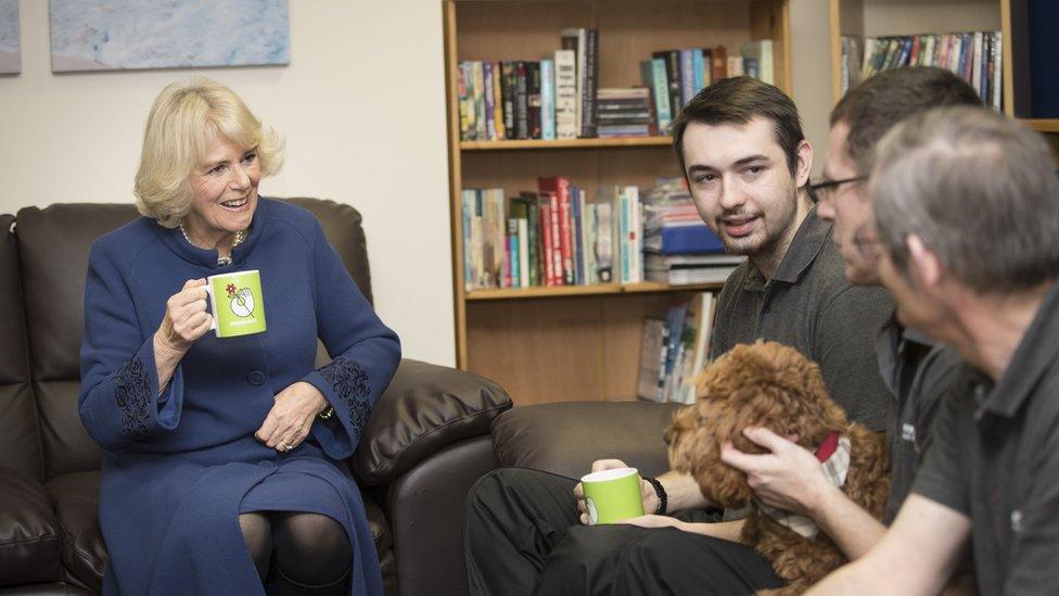 Duchess of Cornwall at Emmaus in Hull