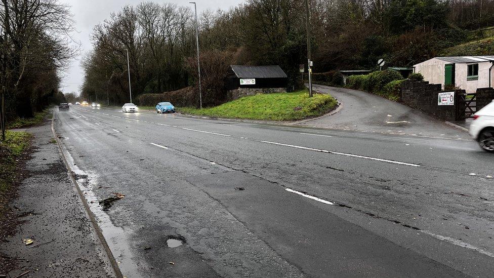 A road near Newport