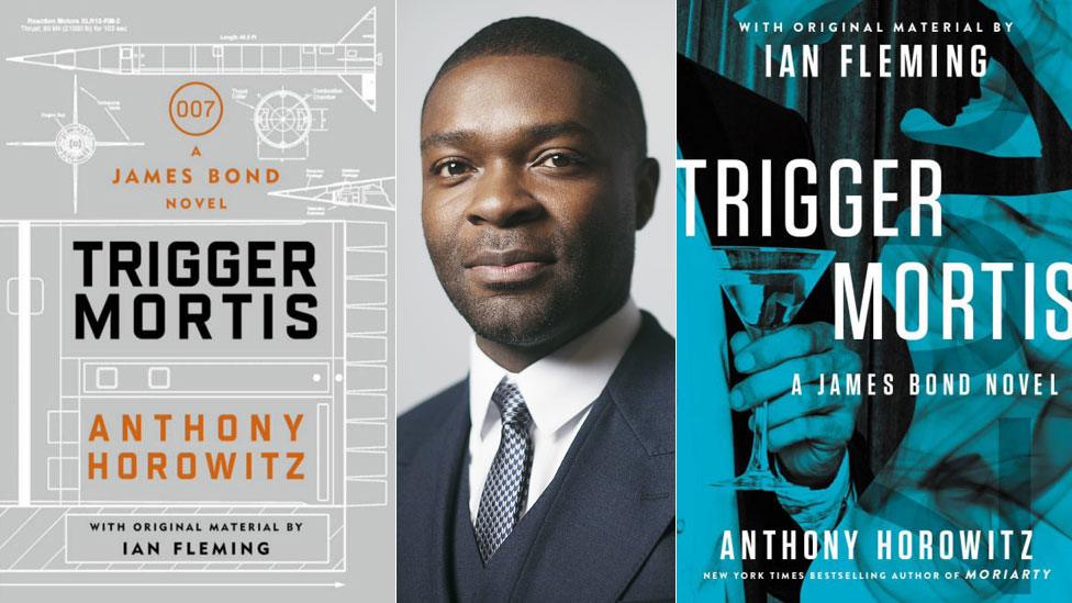 David Oyelowo between the UK and US covers of Anthony Horowitz's novel