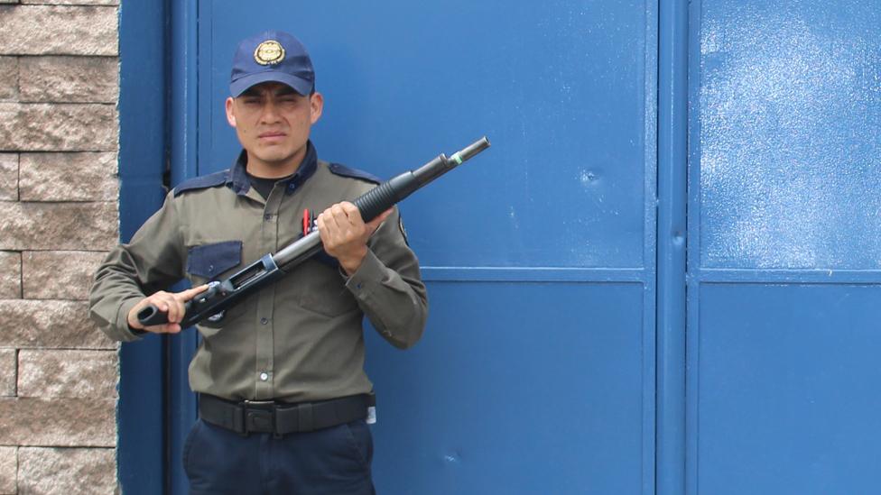 A Sedicop security guard