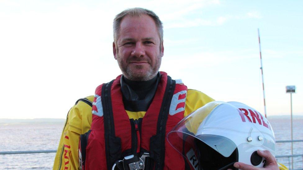 A man in RNLI uniform