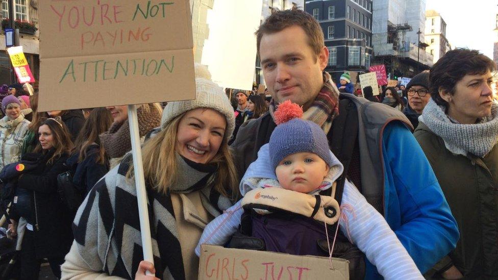 Lydia Amie, husband Tom and daughter Niamh