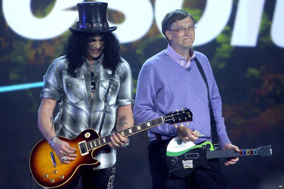 Axl Rose and Bill Gates