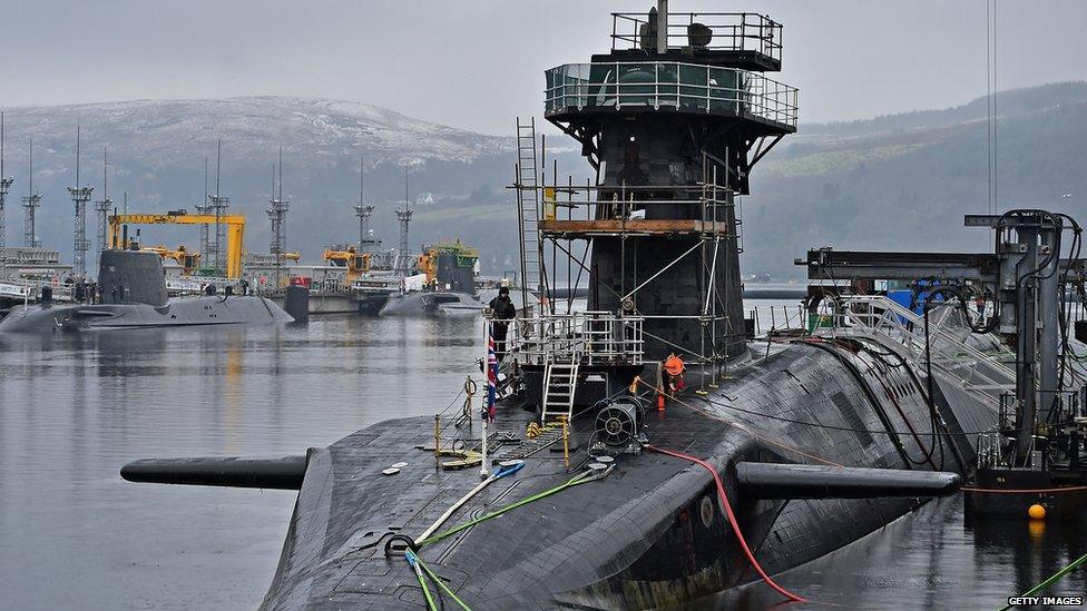 Trident submarine