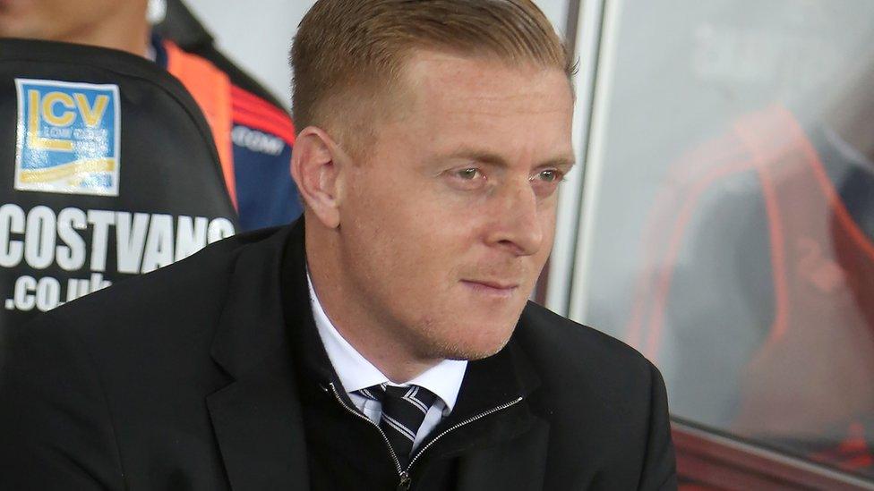 Swansea City manager Garry Monk